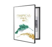 Tableau Décoratif pour Coffret Électrique, Cache Boîte de Fusibles, Habillage Ouvrant à Gauche, Cadre Cache Compteur, Décoration Murale, pour Entrée ou Salon(F,60X80CM/23.6x31.5in)