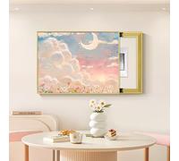 Tableau Décoratif Pour Compteur, Boîte À Interrupteurs Créative, Cache-plaque De Disjoncteur, Cadre PS Pour Bureau À Domicile, Différents Styles Disponibles(Pink 1,70 * 50cm/27.5 * 19.7in)