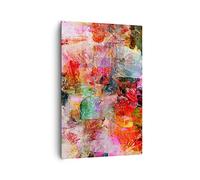 Tableau Décoratif sur Toile 80x120 cm Abstrait Art - 3545 | Abstraction Moderne Impression sur Toile Grand Décoration Murale Art Mural Toile Imprimée Chambre Cuisine Salon ARTTOR