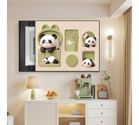 Tableau Décoratif Suspendu, Cache-compteur Électrique, Cache-boîte À Disjoncteurs Décoratif, Protection, Conception Coulissante Pour Une Installation Facile(Green 4,50 * 40cm/19.7 * 15.7in)