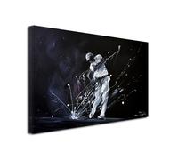 Tableau décoration murale - Declina - Golf Black and White - 120x80 cm - Coton - Intérieur