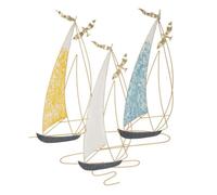 Tableau Décoration Murale en métal multicolore avec voile 78,7x3,8x97,8 cm