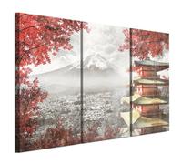 Tableau Decoration Murale - LUMASOUL - 6-3-1-0-2-2-10-3 - Moderne Motif - 3 parties - Gris - 90x60 cm
