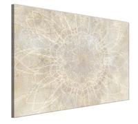 Tableau Decoration Murale - LUMASOUL - 9-1-4-0-2-2-7-1 - Boho Motif - 1 parties - Beige - 90x60 cm