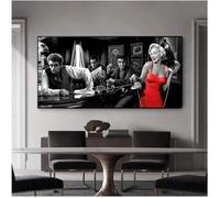 Tableau Decoration Murale Marilyn Monroe peintures sur Toile Affiches et Impressions Photos d'art Mural 50x100 cm sans Cadre