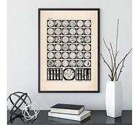 Tableau Decoration Murale , Microbiologie Bactéries Microbe Art Imprimer Ancienne Médecine Affiche Science Mur Art Photos Toile Peinture Biologie Étude Bureau Décor Affiches Et Impressions - 50X70Cm