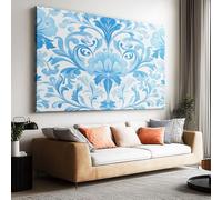 Tableau Decoration Murale Salon Moderne, William Morris Plante 100x50 cm Grand Impression sur Toile pour Chambre Bureau Salle De Bain Maison Décoration