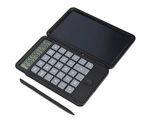 Tableau D'écriture chargé de 6,5 Pouces LCD adapté au Calcul et à L'enregistrement pour Une Utilisation du Bureau (Black)