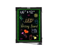 Tableau d'écriture de messages LED tableau noir effaçable 405 x 302 mm