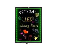 Tableau d'écriture de messages LED tableau noir effaçable 598 x 798 mm