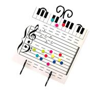 Tableau d'écriture effaçable pour le personnel de musique, tableau blanc effaçable à sec pour la pratique de l'éducation musicale