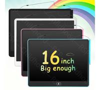 Tableau d'écriture LCD pour enfants de 11/13/16 pouces, tablette, dessin, peinture, jouet éducatif pour enfants âgés de 3 à 8 ans, garçons et filles 13 inch black