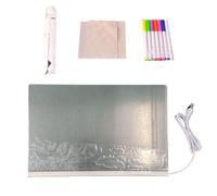 Tableau d'écriture lumineux, effaçable à sec, en acrylique, effaçable à sec, effaçable à sec, en acrylique, plug-in USB, planche à dessin lumineuse pour l'école