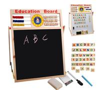 Tableau d'écriture pour, chevalet d'art, double face, effaçable à sec, tableau blanc magnétique, effaçable à sec pour et filles