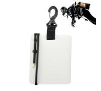 Tableau D'écriture sous- - Ardoise Étanche, Conception en Plastique Durable avec Clip Et Crayon | Outil D'entraînement À La Natation Et À La Plongée en Apnée en Piscine, pour Et Adultes,