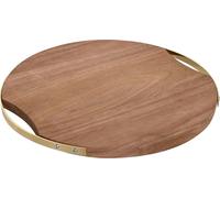 Tableau decutting home esprit naturel or métal acacia 32,3 x 31,3 x 1,4 cm