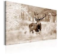 Tableau Deer in Sepia-Taille L 120 x H 80 cm Imprimé