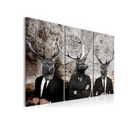 Tableau Deer in Suits I-Taille L 90 x H 60 cm Imprimé
