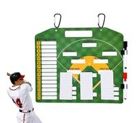 Tableau d'entraînement de baseball magnétique - Tableau blanc effaçable pour entraînement de baseball avec 30 cartes