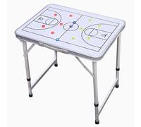 Tableau D'entraînement de Basket-Ball Magnétique Pliant, Tableau Tactique Pliable de 23,6'' X 17,7'', Portable et Pratique, Aucune Installation Requise, avec Sac à Main