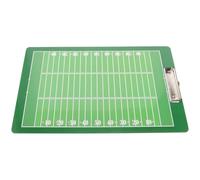 Tableau D'entraînement de Football Poignée, PVC Vert, Effaçable | Impression Claire, Léger et Non Pliable, Usage Entraîneurs et Compétition, Format Pratique pour Entraînement