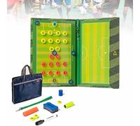 Tableau d'entraînement de football, presse-papiers magnétique pour entraîneurs, tableau pliable de football avec effaçable à sec, 5 marqueurs