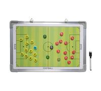 Tableau d'entraînement de football, tableau blanc magnétique effaçable à sec, tableau blanc pour stratégie d'entraînement avec marqueur, design léger et portable pour la pratique d'équipe, les