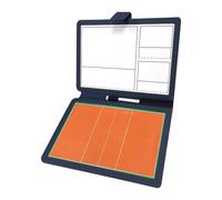 Tableau D'entraînement Magnétique Tactique de Volley-ball Pliable, Presse-papiers de Stratégie for Entraîneurs de Volley-ball avec Marqueur de Tableau Blanc À Base D'eau