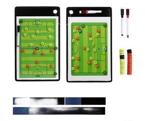 Tableau d'entraînement portable magnétique, stratégie de football, basket-ball, volley-ball, hockey, carnet de notes d'explication professionnelle (pied)