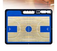 Tableau d'entraînement portable pour basket-ball, tableau tactique pour entraîneurs de basket-ball avec marqueurs pour joueurs, effaceur, stylo - Équipement d'entraînement pour articles de