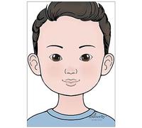 Tableau d'entraînement pour enfants - Guide de peinture - Pochoirs lavables de type G