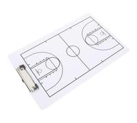 Tableau D'entraîneur Sportif Réutilisable en PVC Blanc | Planification Stratégique, Guidage D'entraînement, Discussion et Communication, Format Portable pour Match et Compétition