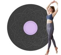 Tableau d'équilibre : entraînement de noyau sans glissement avec points de massage, entraînement d'équilibre rotatif à 360 degrés, disque de stabilité portable pour exercice de force,