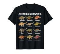 Tableau des Dinosaures blindés - Ankylosaures et stégosaures T-Shirt