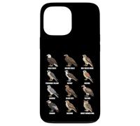 Tableau des espèces des Rapaces des Oiseaux de Proie Coque pour iPhone 13 Pro Max