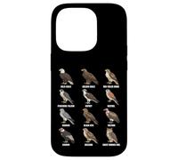 Tableau des espèces des Rapaces des Oiseaux de Proie Coque pour iPhone 14 Pro