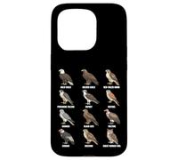 Tableau des espèces des Rapaces des Oiseaux de Proie Coque pour iPhone 15 Pro
