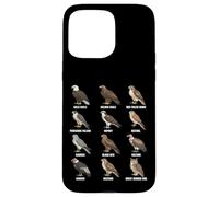 Tableau des espèces des Rapaces des Oiseaux de Proie Coque pour iPhone 15 Pro Max