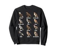 Tableau des espèces des Rapaces des Oiseaux de Proie Sweatshirt