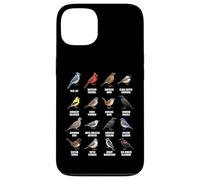 Tableau des espèces d'oiseaux d'Amérique du Nord Coque pour iPhone 13