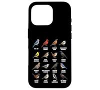 Tableau des espèces d'oiseaux d'Amérique du Nord Coque pour iPhone 16 Pro