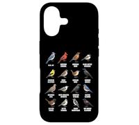 Tableau des espèces d'oiseaux d'Amérique du Nord Coque pour iPhone 17