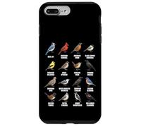 Tableau des espèces d'oiseaux d'Amérique du Nord Coque pour iPhone 7 Plus/8 Plus