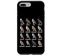 Tableau des espèces d'oiseaux de Proie des Rapaces d'Amérique du Nord Coque pour iPhone 7 Plus/8 Plus