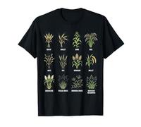 Tableau des Herbes et des céréales Guide botanique Passionnés de Plantes T-Shirt