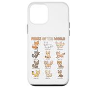 Tableau des Noms des Renards du Monde pour Enfants espèces de Renards Mignons Coque pour iPhone 12 Mini