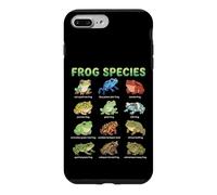 Tableau des Noms d'espèces de Grenouilles pour Enfants, Guide d'apprentissage Grenouilles Mignonnes Coque pour iPhone 7 Plus/8 Plus