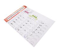 Tableau des Notes de Saxophone sur Papier Couché, Guide de Référence | Grille D’accords pour Débutant, Impression Claire et Résistante, Pratique pour Novice et Joueur Expérimenté