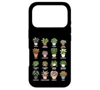 Tableau des Plantes d'intérieur à Feuillage Guide botanique Amateurs de Plantes Coque pour iPhone 17 Pro