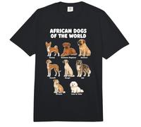Tableau des Races De Chiens Africains Art De Chiot De Dessin Comfort Colors Adult Heavyweight T-Shirt